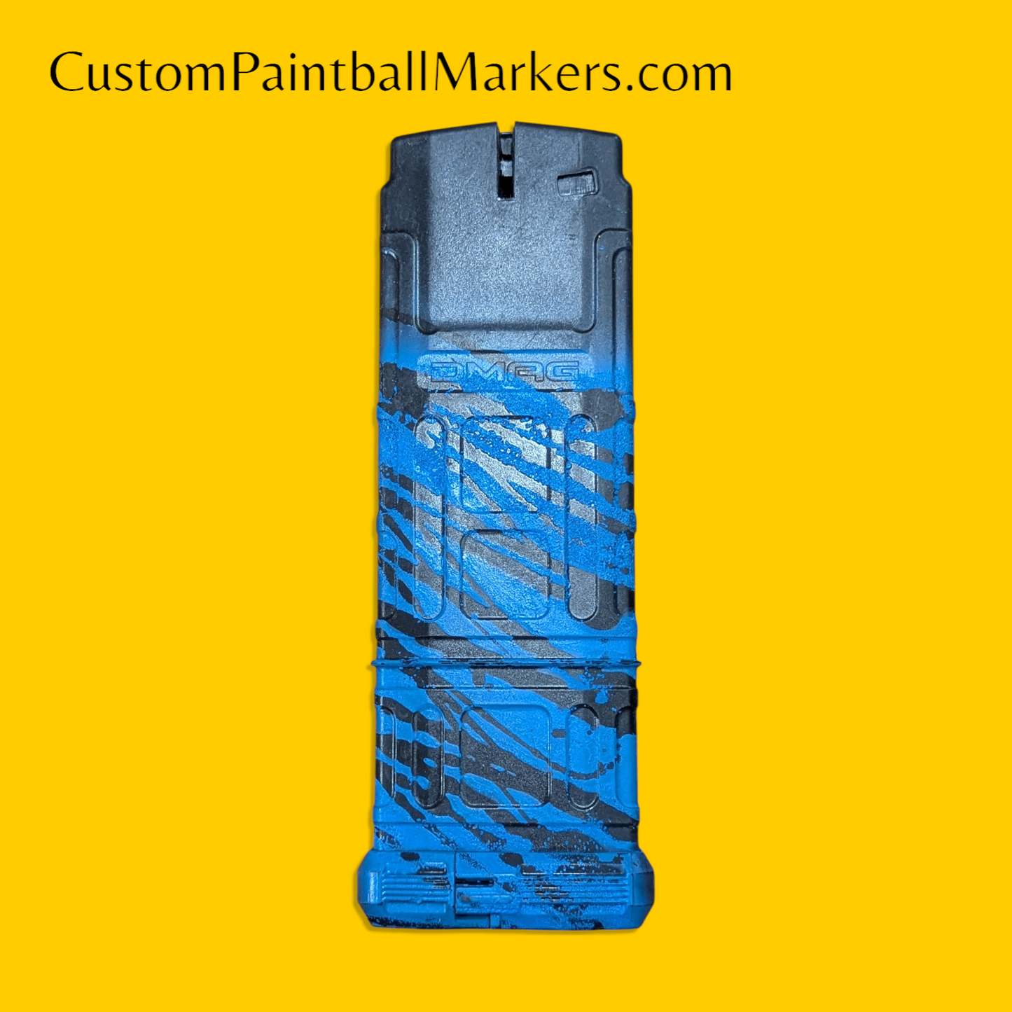 10X10 RAP4 .68 Caliber DMAG Paintball Magazine (Custom Blue Finish)