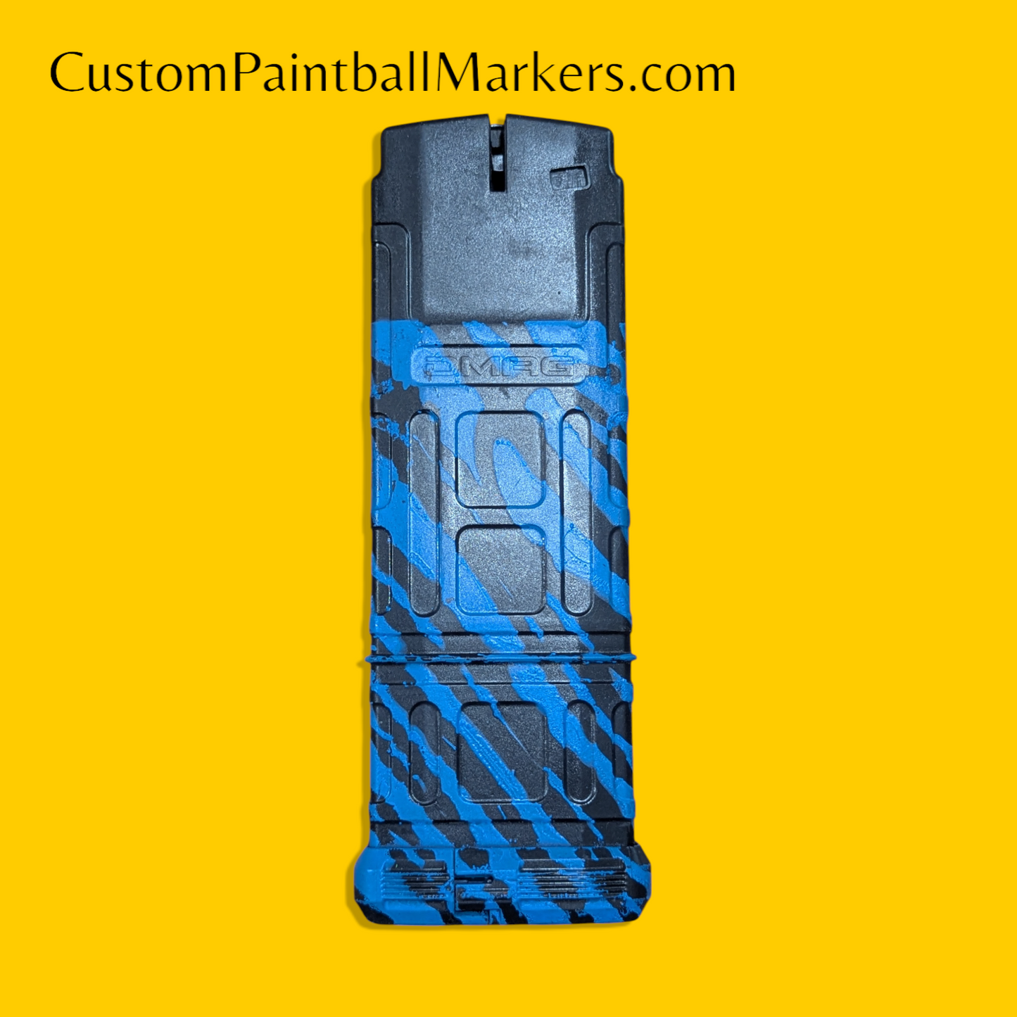 10X10 RAP4 .68 Caliber DMAG Paintball Magazine (Custom Blue Finish)