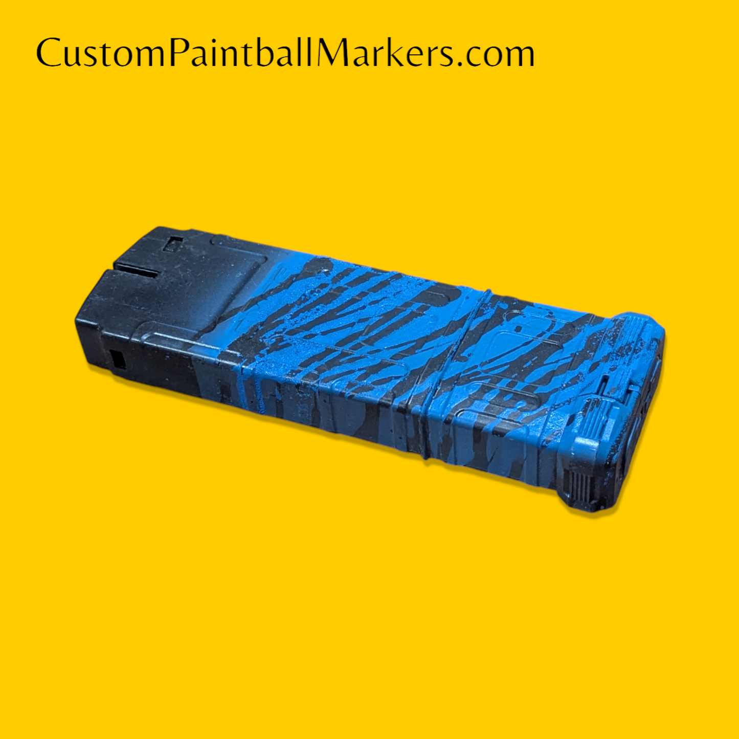 10X10 RAP4 .68 Caliber DMAG Paintball Magazine (Custom Blue Finish)
