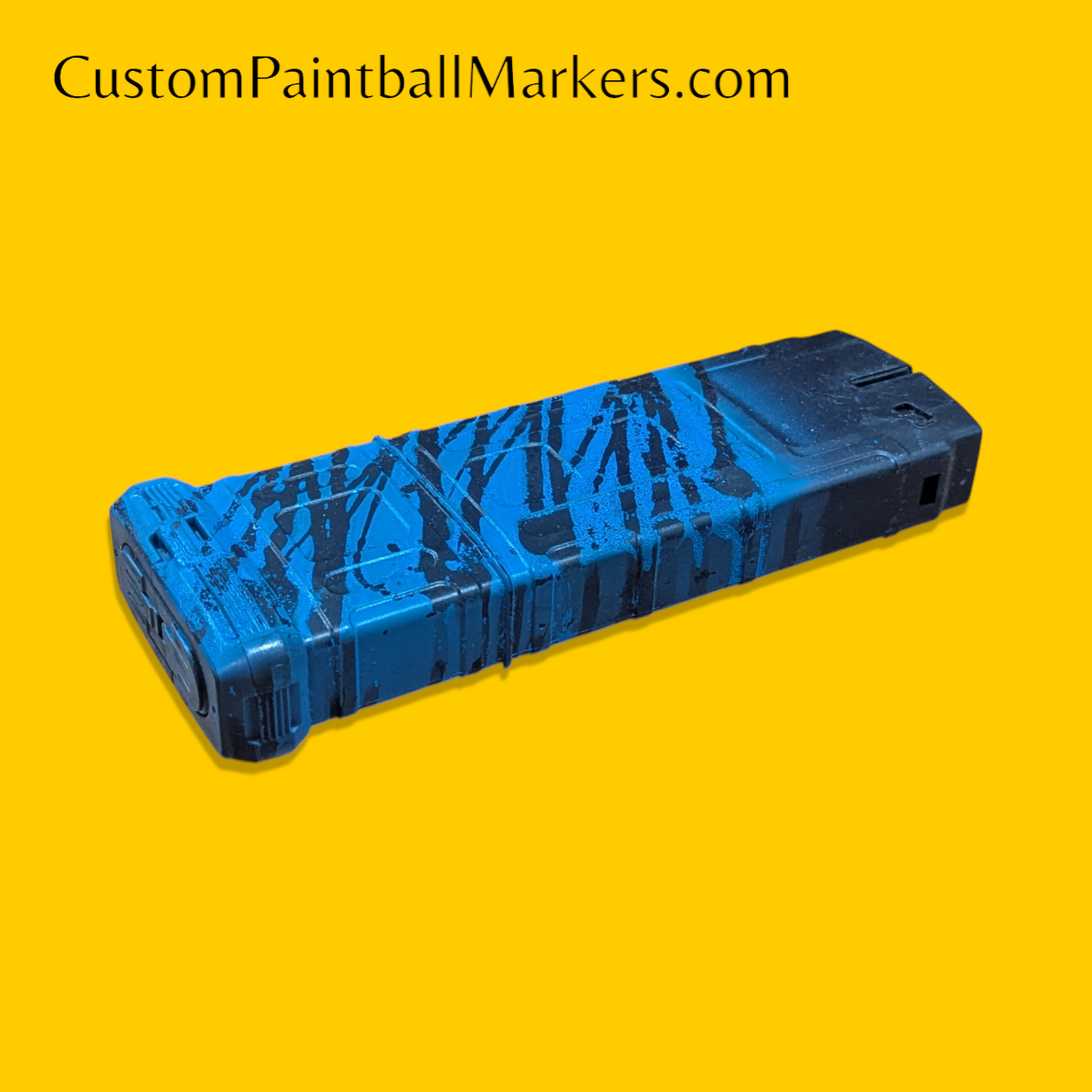 10X10 RAP4 .68 Caliber DMAG Paintball Magazine (Custom Blue Finish)