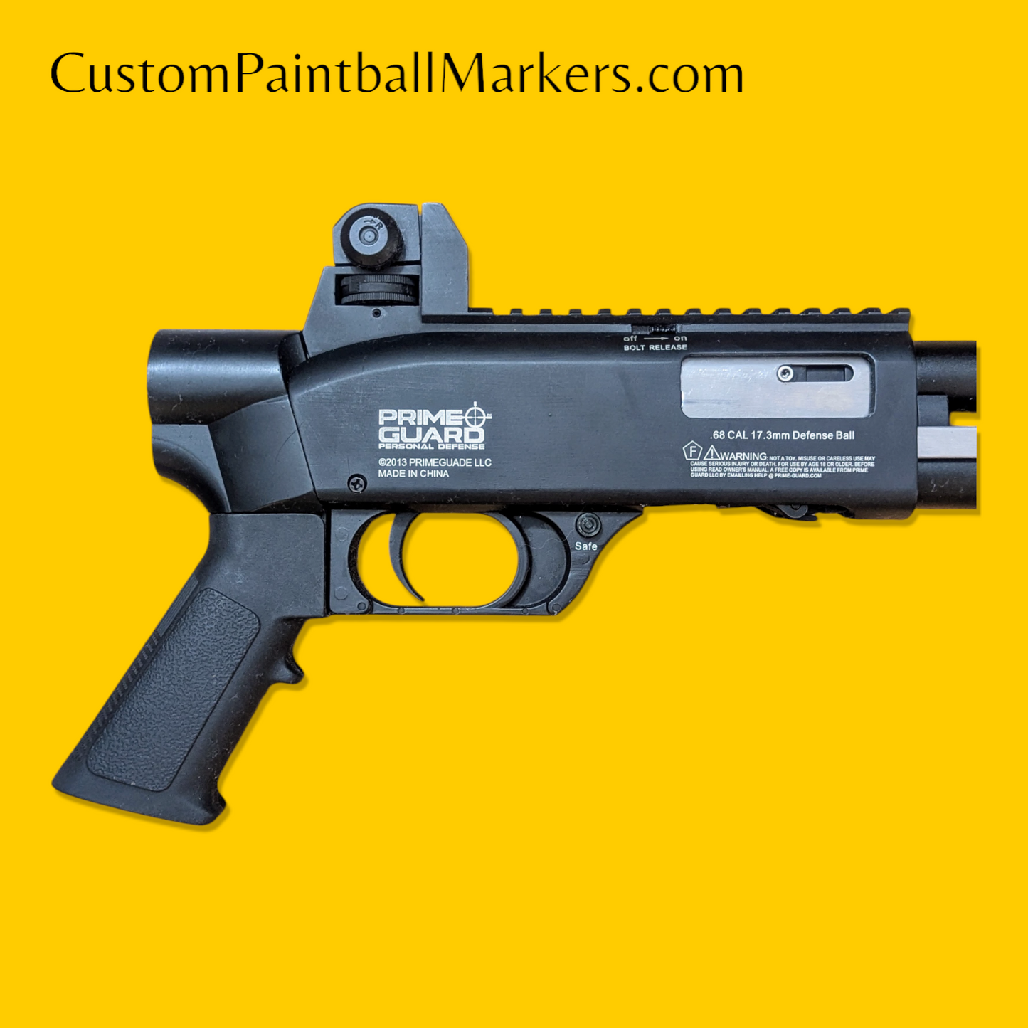 Prime Guard .68 Caliber Pump-Action Paintball Shotgun / Personal Defense (Non-Functional & Needs Repairs)