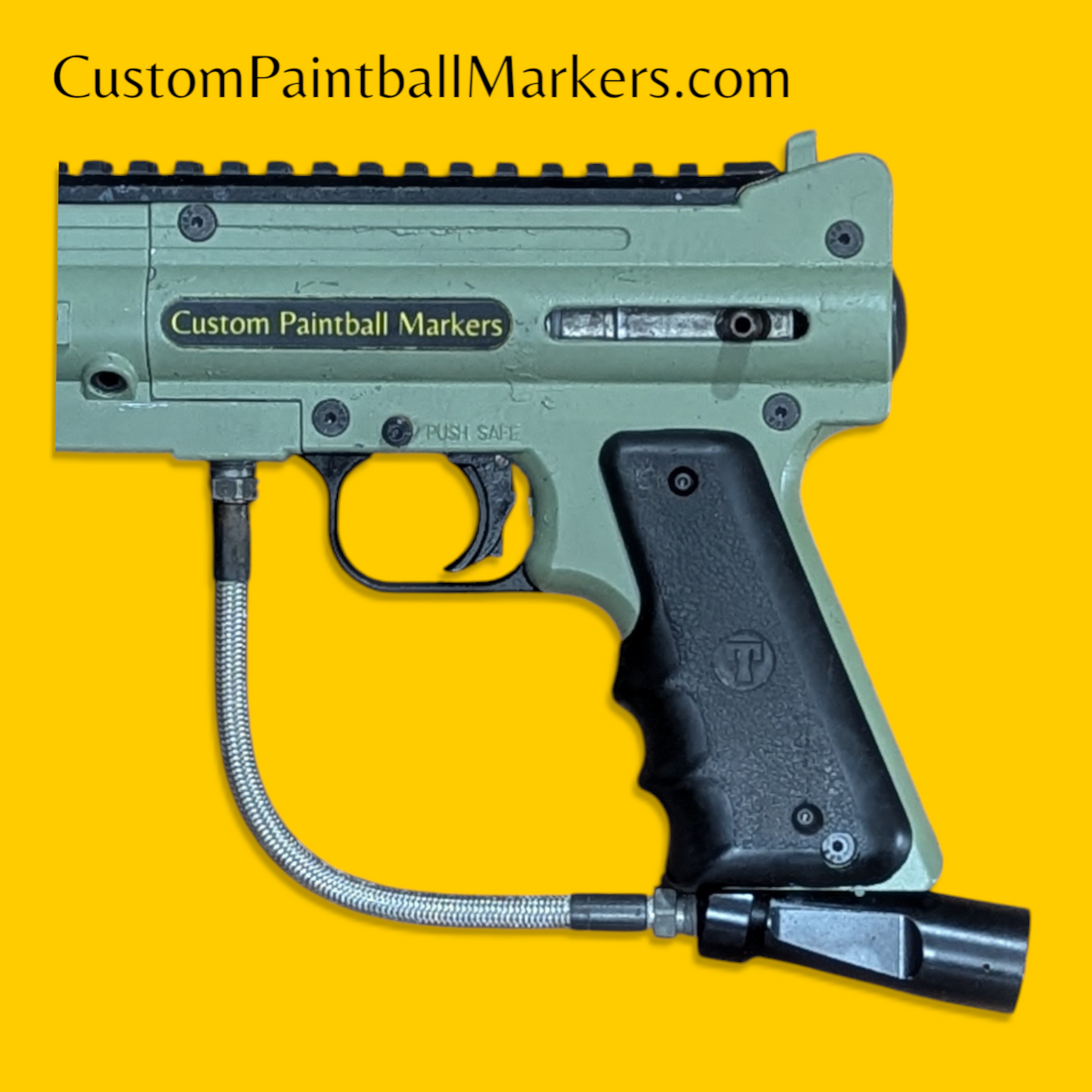Tippmann 98 Paintball Marker (Green/Black)