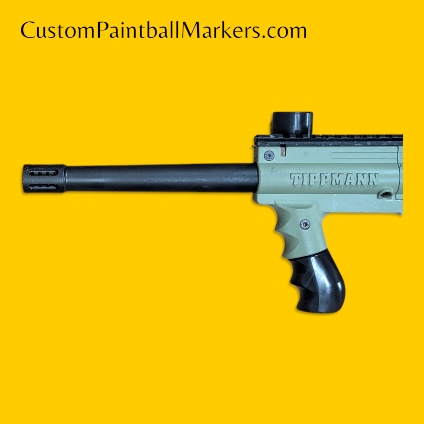Tippmann 98 Paintball Marker (Green/Black)