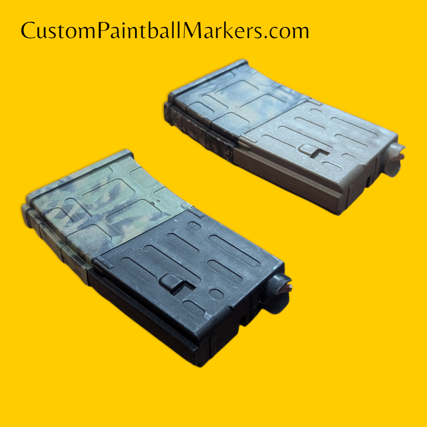 Tippmann TMC / Stormer Dummy Magazines – Custom Painted Camo (Set of 2)