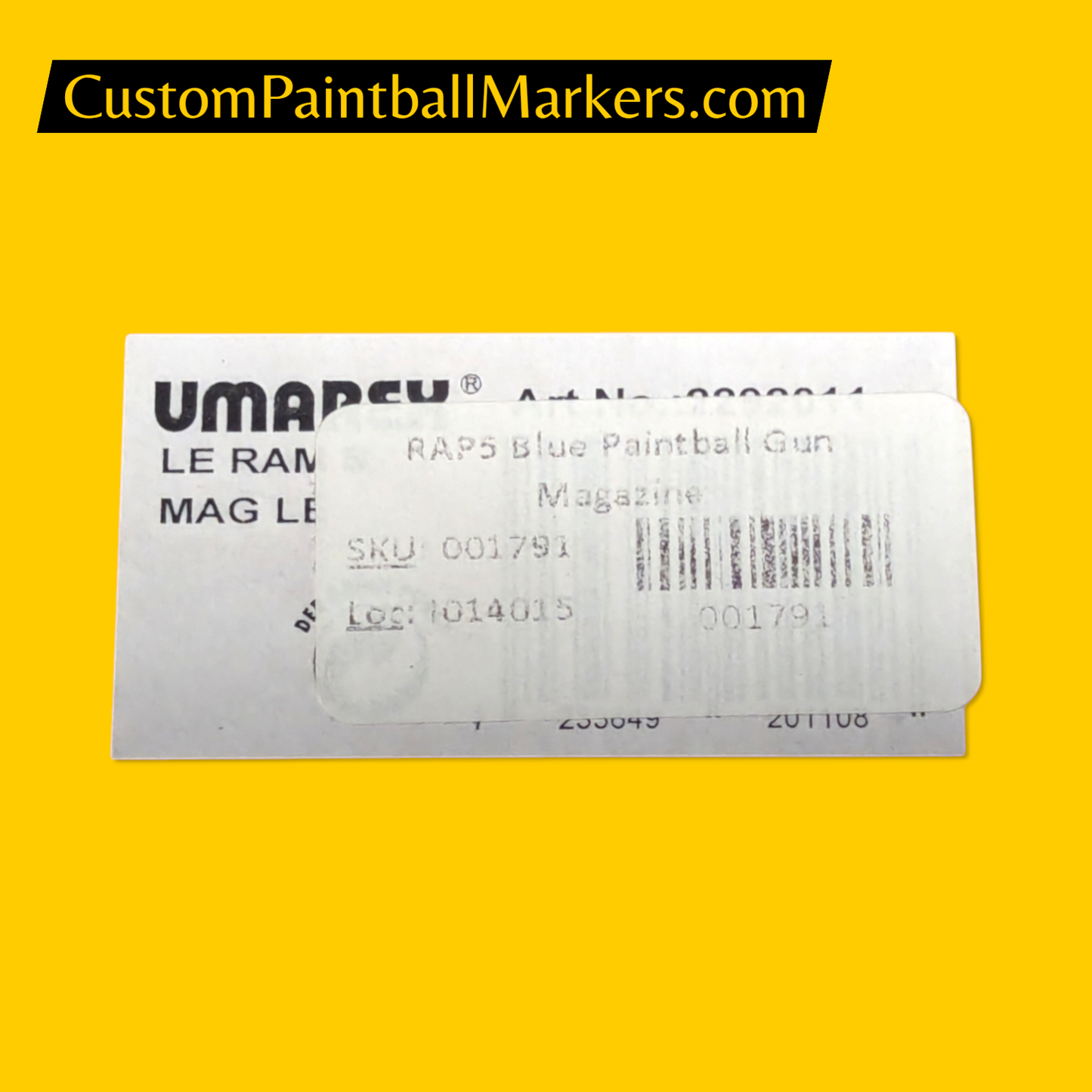Umarex APS RAM S Series • RAP4 .43 Caliber Magazine • Blue (NEW)