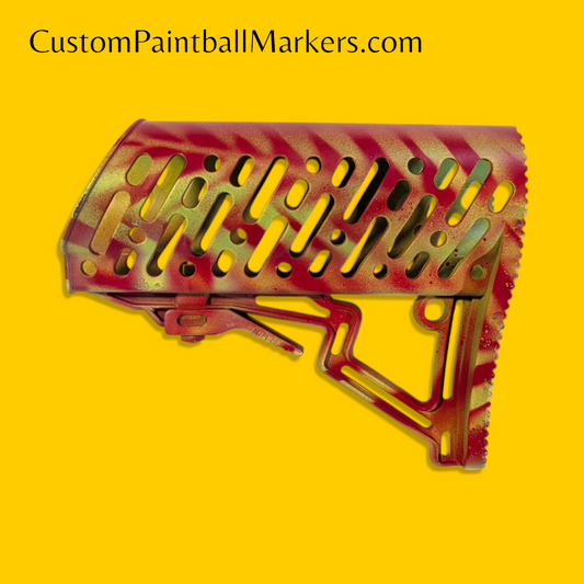 Tippmann TMC Tank Stock • Custom Finish • Green / Red