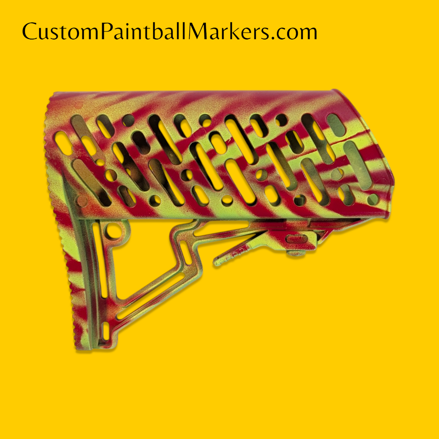 Tippmann TMC Tank Stock • Custom Finish • Green / Red
