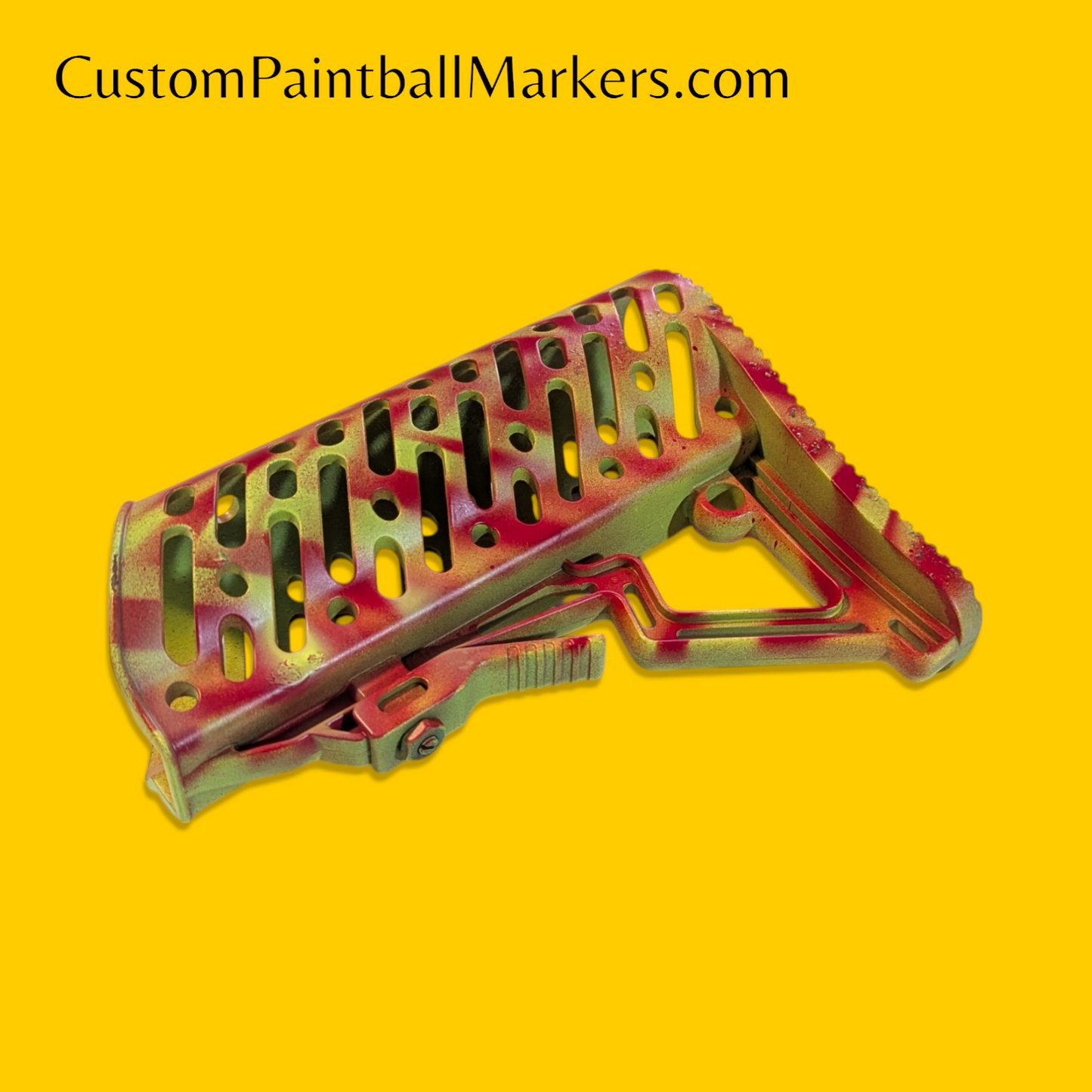 Tippmann TMC Tank Stock • Custom Finish • Green / Red