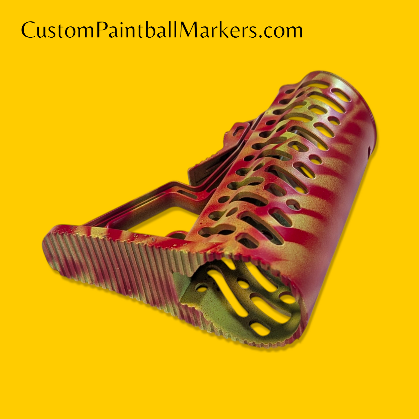 Tippmann TMC Tank Stock • Custom Finish • Green / Red