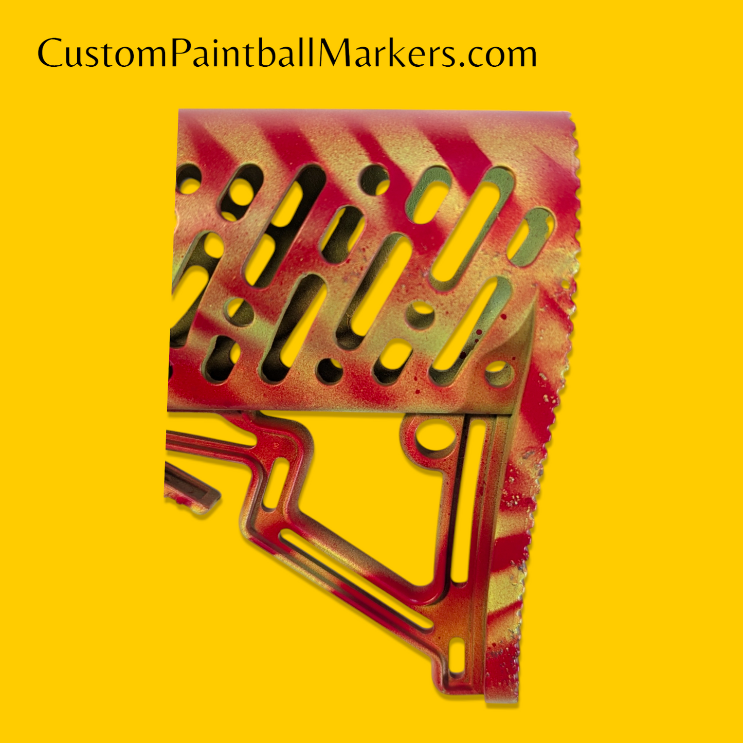 Tippmann TMC Tank Stock • Custom Finish • Green / Red