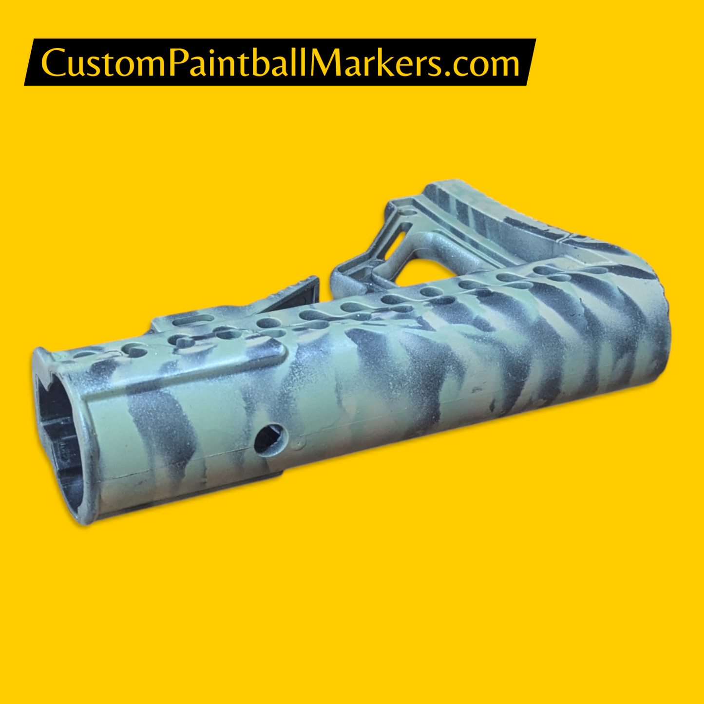 Tippmann TMC Milspec Style Stock • Fern Pattern Custom Finish