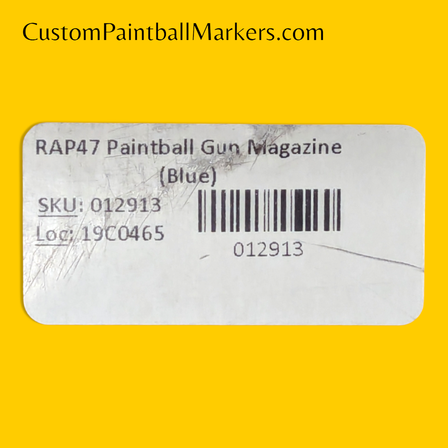 Umarex APS RAM47 • RAP4 • .43 Caliber Paintball Marker Magazine • Blue (NEW)