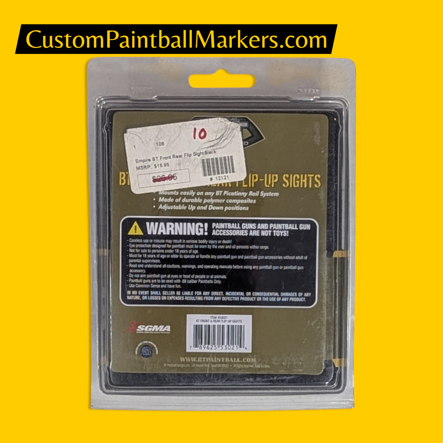 BT Front & Rear Sights (53021)