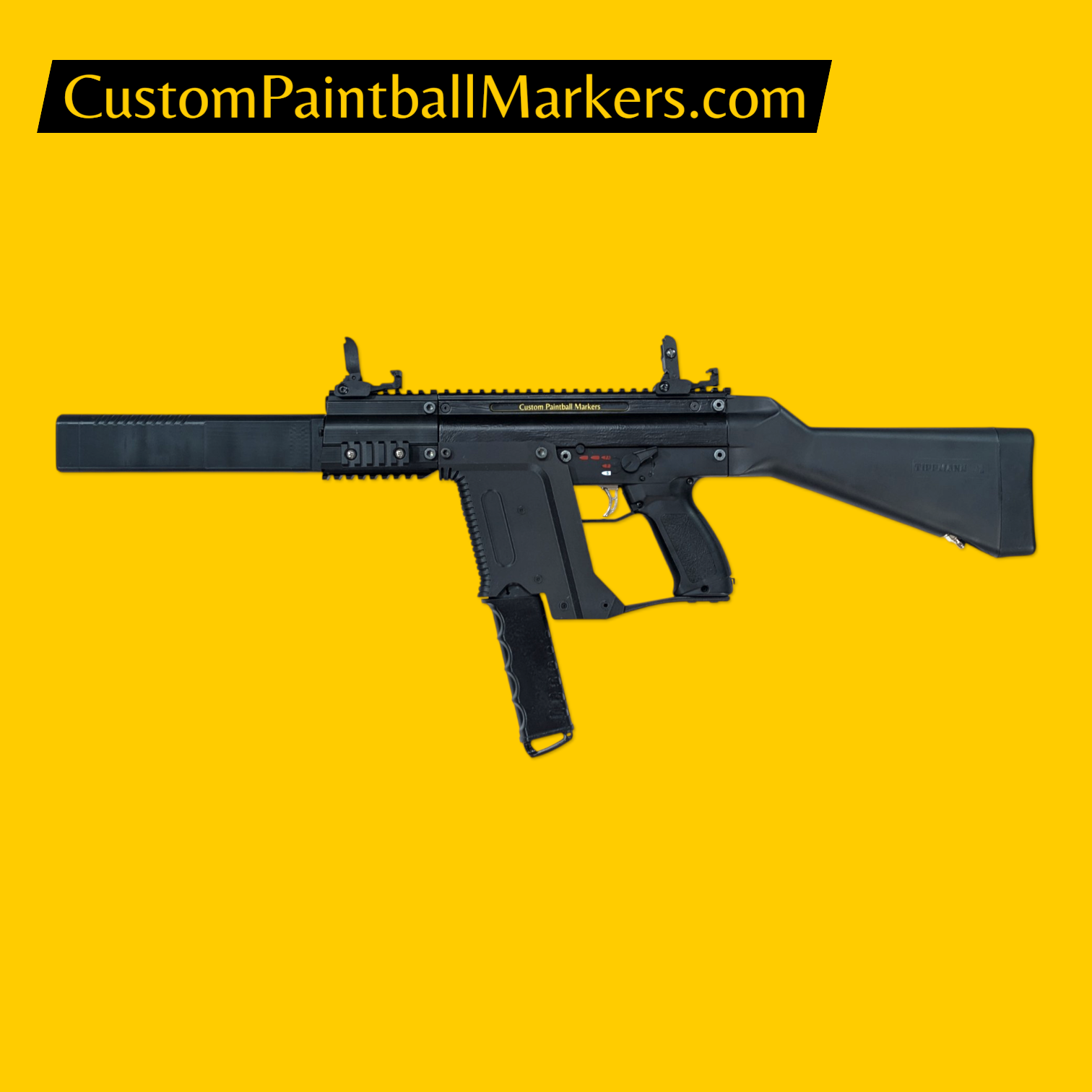 Full Auto Tacamo Hurricane Vector Nightshade custom magfed paintball marker product view 1