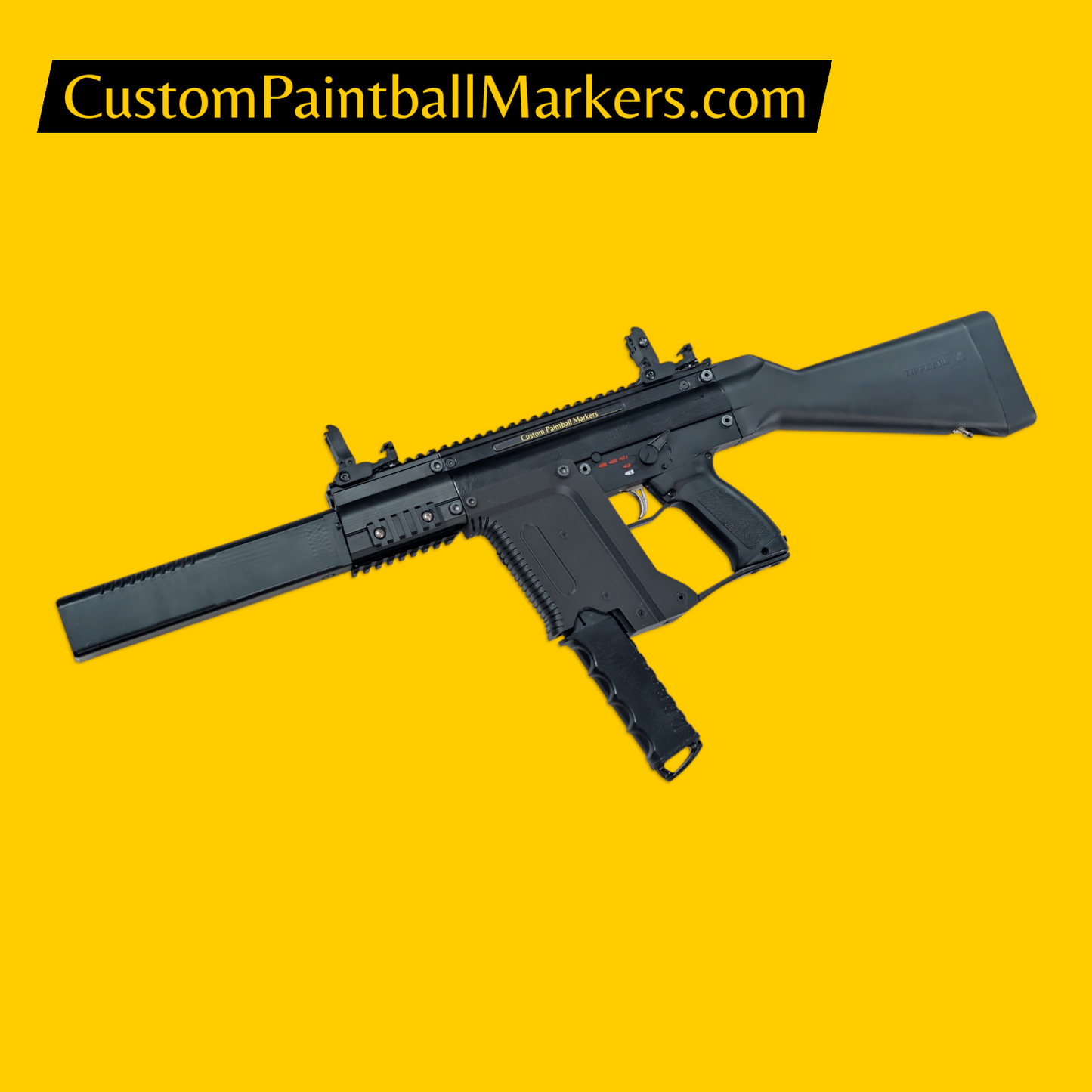 Full Auto Tacamo Hurricane Vector Nightshade custom magfed paintball marker product view 3