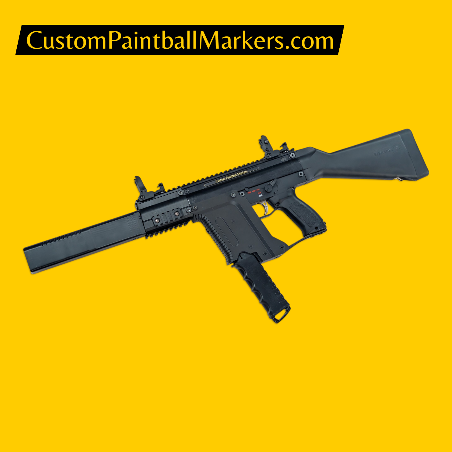 Full Auto Tacamo Hurricane Vector Nightshade custom magfed paintball marker product view 3