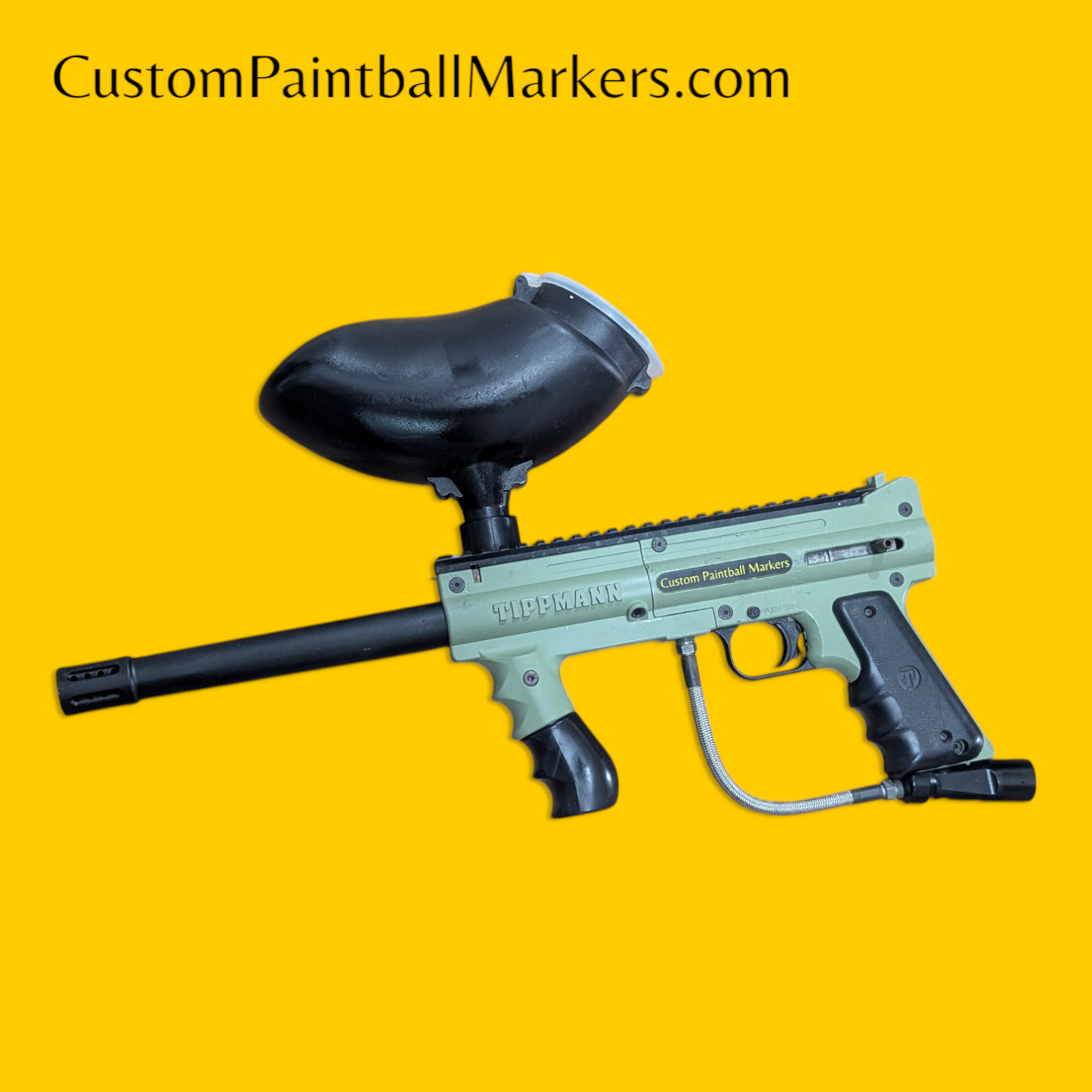 Tippmann 98 Paintball Marker (Green/Black)
