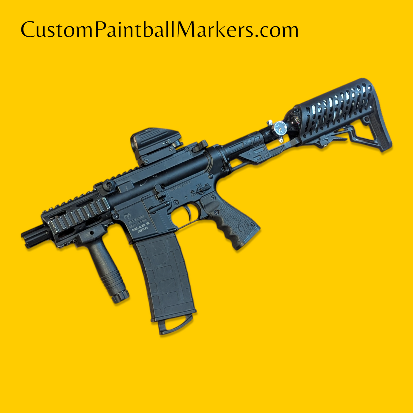 Tippmann TMC Vanguard CQB .68 Caliber Magfed Paintball Marker (HPA Not Included)