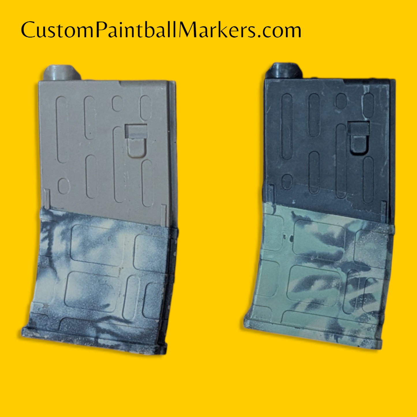 Tippmann TMC / Stormer Dummy Magazines – Custom Painted Camo (Set of 2)
