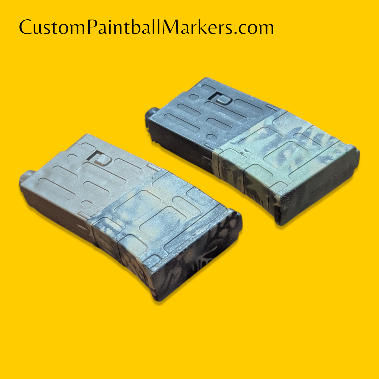 Tippmann TMC / Stormer Dummy Magazines – Custom Painted Camo (Set of 2)