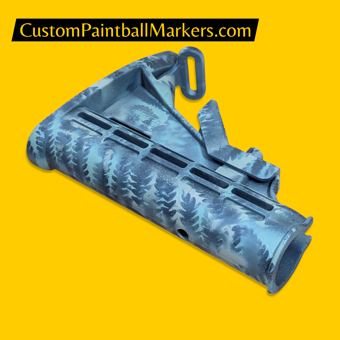 GXG MILSIM Stock • Fern Pattern Custom Finish (Item 1)