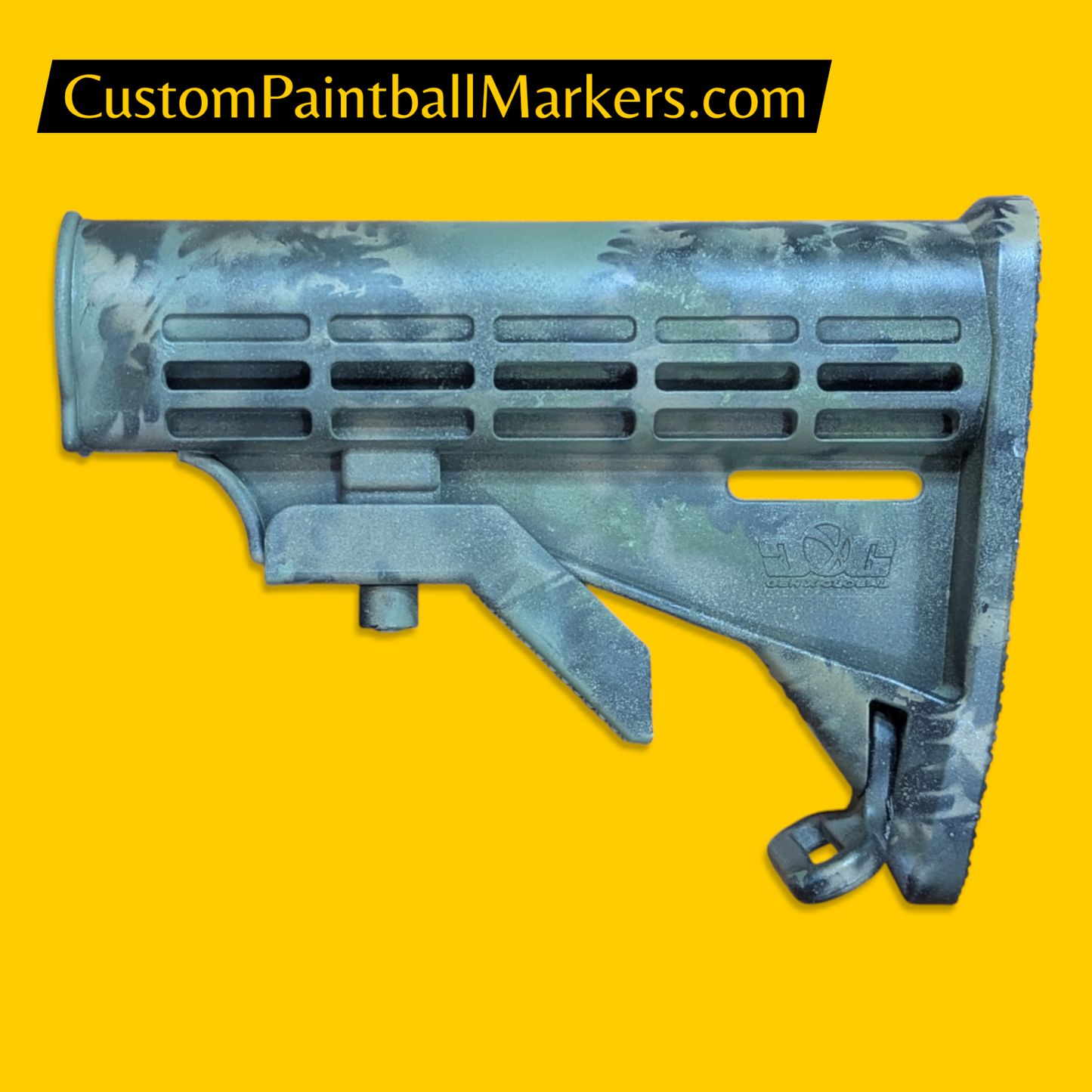 GXG MILSIM Stock • Fern Pattern Custom Finish (Item 2)
