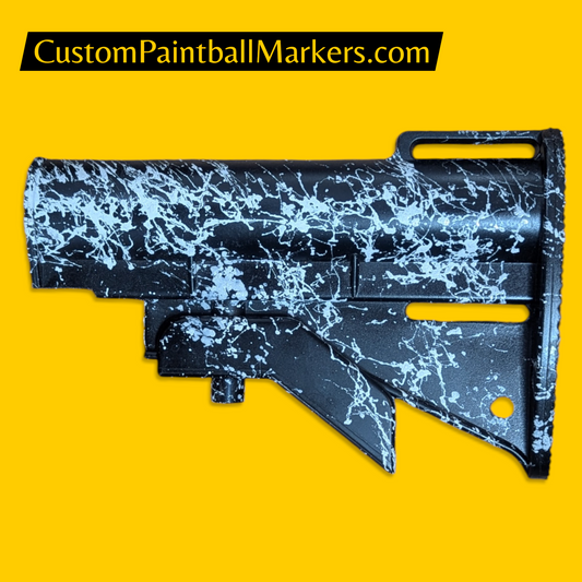 RAP4 M1A1 Milspec Style Stock • Black Marble Custom Finish