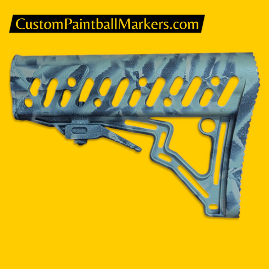 Tippmann TMC Milspec Style Stock • Fern Pattern Custom Finish