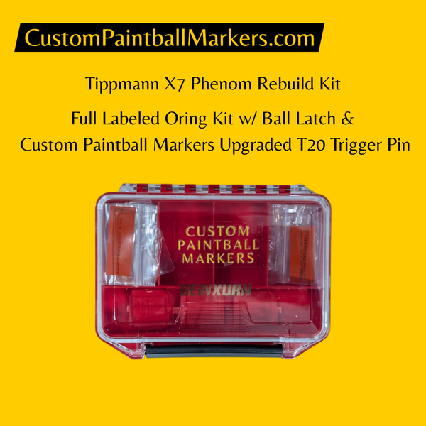 Custom Paintball Markers' Tippmann X7 Phenom / Tacamo Hurricane / MKP-II Rebuild Kit